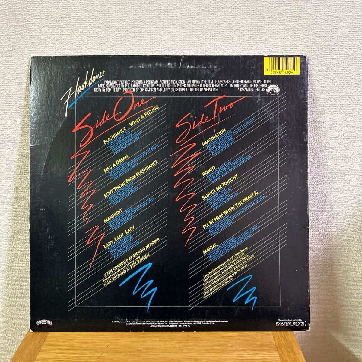 Flashdance Original Soundtrack LPレコード_画像2