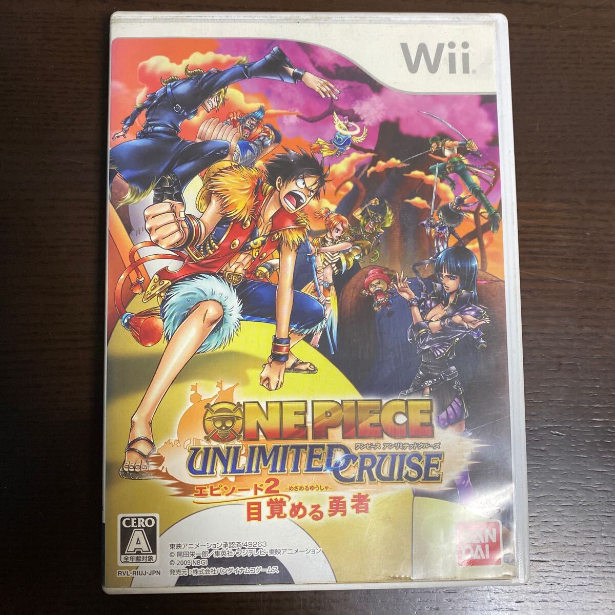 ワンピース アンリミテッドクルーズ エピソード2目覚める勇者 A Wiiソフト 任天堂 _画像2