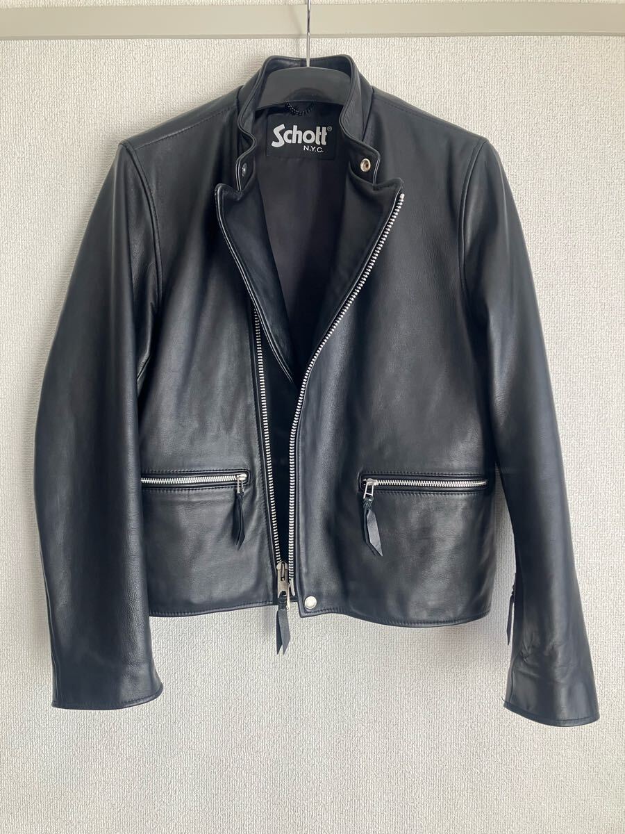 schott ライダースジャケット セミダブル サイズ38 美品|Yahoo schott ライダースジャケット セミダブル サイズ38 美品|Yahoo