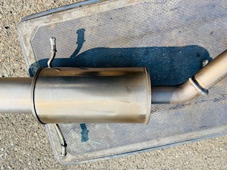 GDB　GDA　STIチタンマフラー　純正オプション　中古