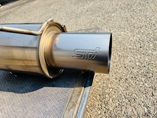 GDB　GDA　STIチタンマフラー　純正オプション　中古