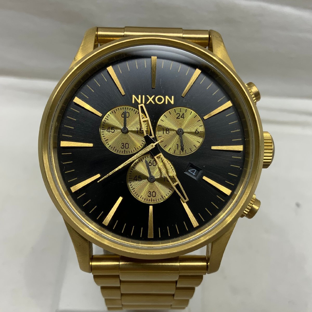 店頭買取中古/稼動品】 NIXON ニクソン THE SENCTRY CHRONO 店頭買取中古/稼動品】 NIXON ニクソン THE SENCTRY CHRONO