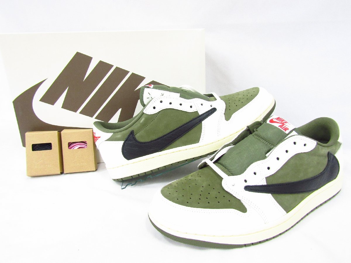 Travis Scott×NIKE AIR JORDAN1 LOW OG SP REVERSE OLIVE DM7866 Travis Scott×NIKE AIR JORDAN1 LOW OG SP REVERSE OLIVE DM7866
