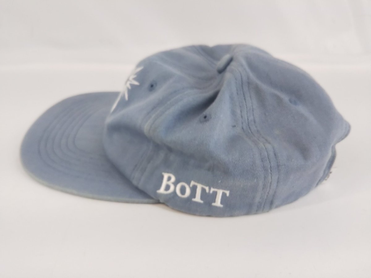 BOTT ボット ブルー コットン キャップ blue 白 ロゴ CAP B LOGO キャップ 帽子_画像3