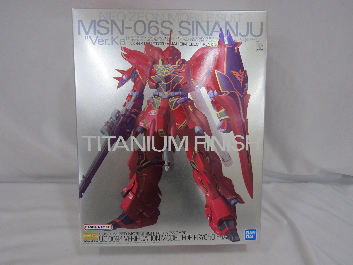 1円スタート 未組立 MG 1/100 MSN-06S シナンジュ 〔Ver.Ka 1円スタート 未組立 MG 1/100 MSN-06S シナンジュ 〔Ver.Ka