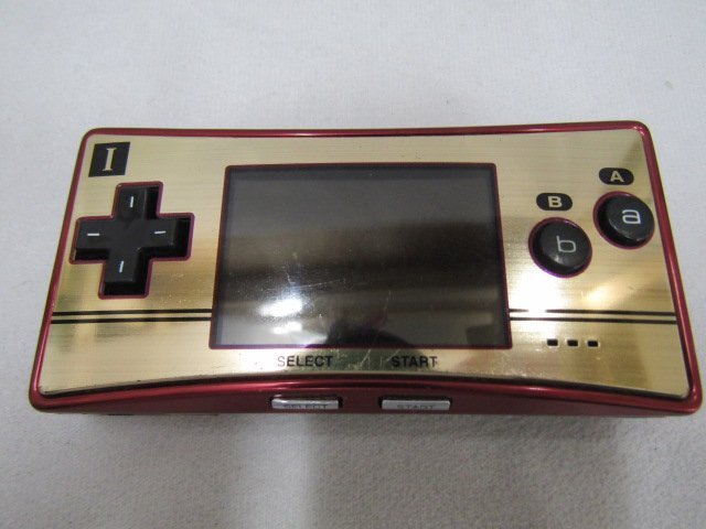 ゲームボーイミクロ ファミコンバージョン 動作確認済 中古品 ゲームボーイミクロ ファミコンバージョン 動作確認済 中古品