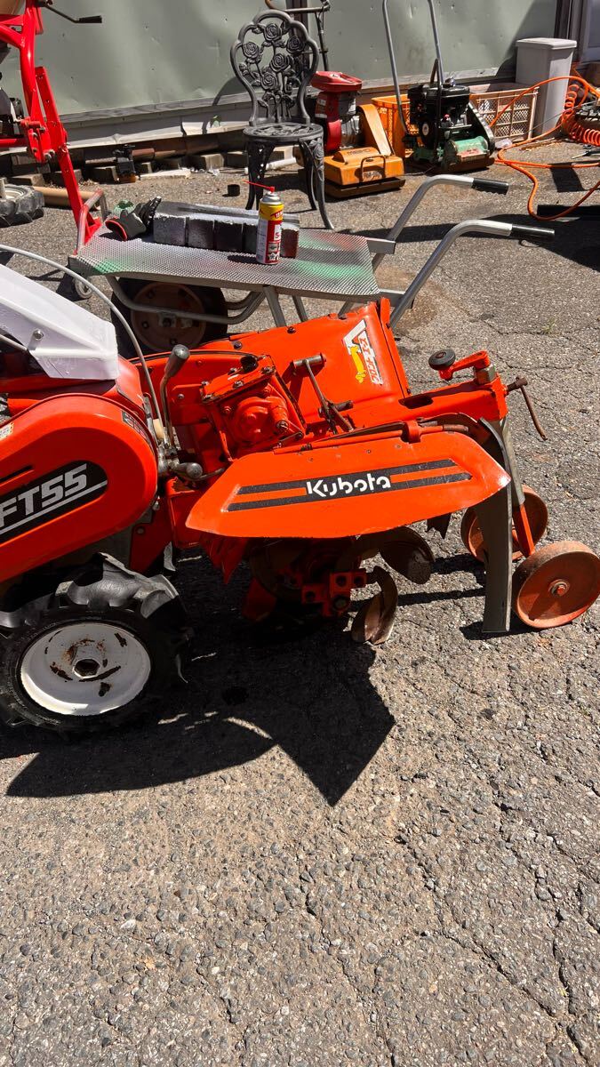 埼玉発:ネギ 管理機 クボタFT55 ガソリンエンジンGH170 最大6.0 埼玉発:ネギ 管理機 クボタFT55 ガソリンエンジンGH170 最大6.0