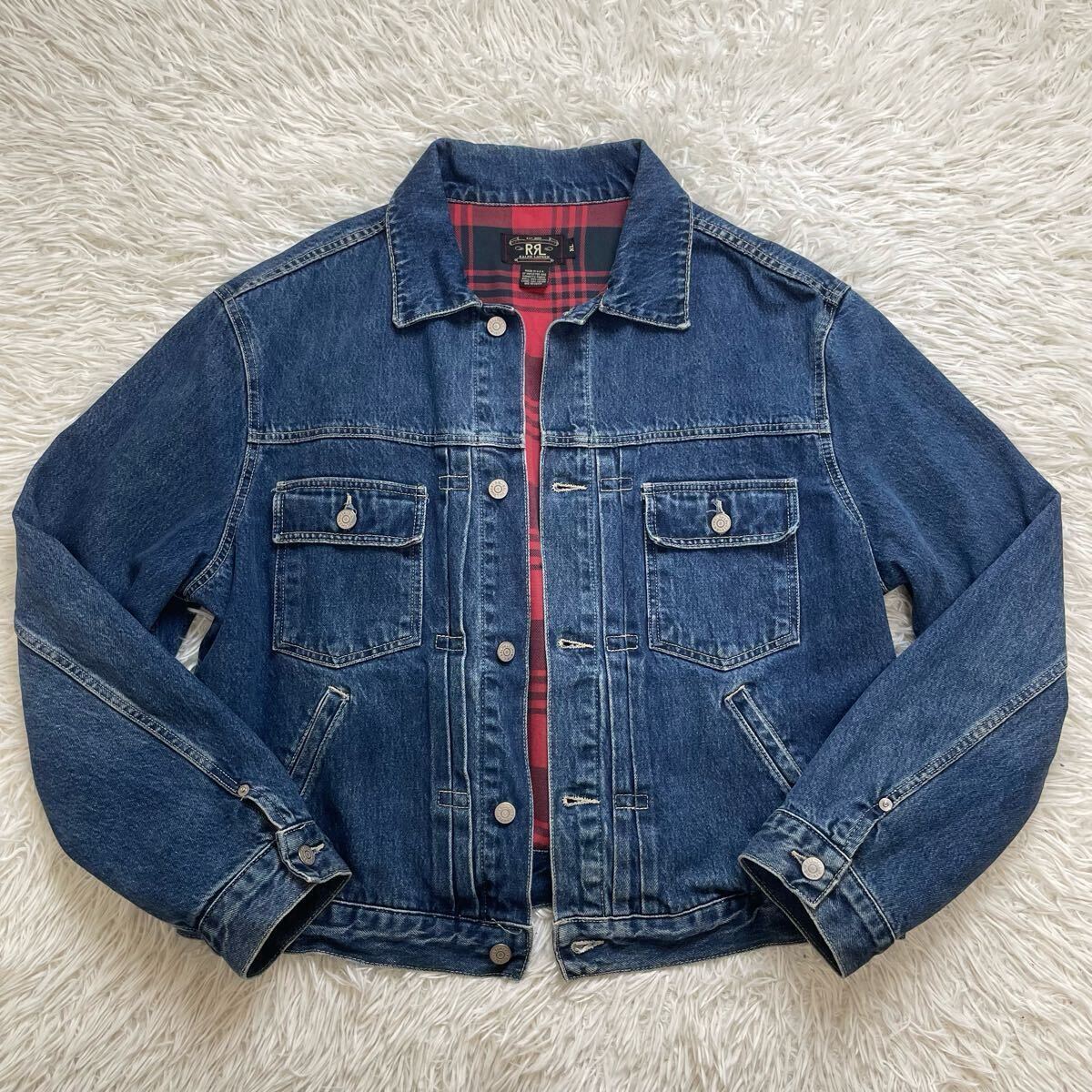 激レア 色残り◎ XLサイズ RRL ラルフローレン デニムジャケット 激レア 色残り◎ XLサイズ RRL ラルフローレン デニムジャケット