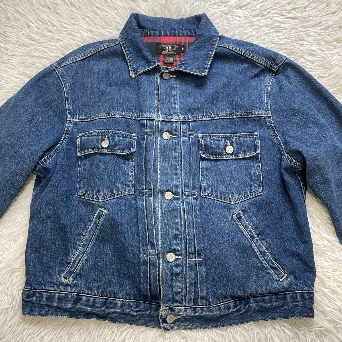 激レア 色残り◎ XLサイズ RRL ラルフローレン デニムジャケット 激レア 色残り◎ XLサイズ RRL ラルフローレン デニムジャケット