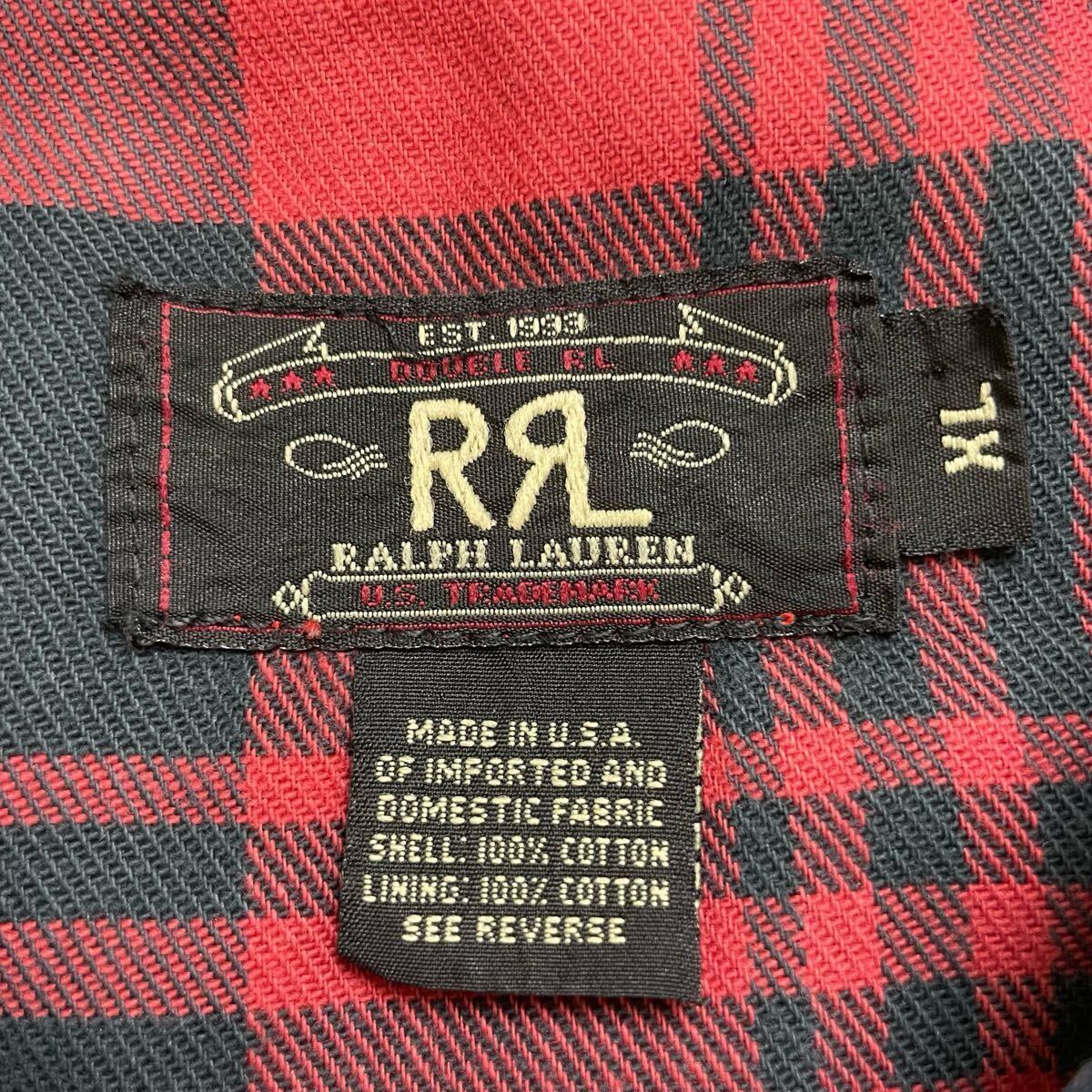 激レア 色残り◎ XLサイズ RRL ラルフローレン デニムジャケット 激レア 色残り◎ XLサイズ RRL ラルフローレン デニムジャケット
