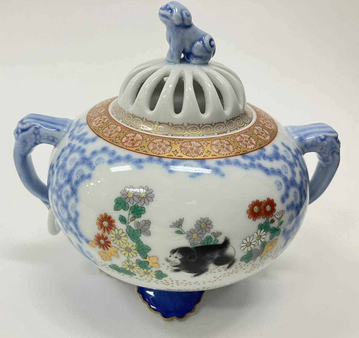 0002-03192 1円出品 骨董品 香炉 蓋物 オールド香蘭社 磁芸工房 0002-03192 1円出品 骨董品 香炉 蓋物 オールド香蘭社 磁芸工房
