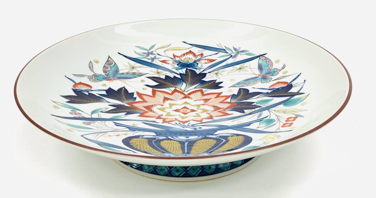 0002-03186 1円出品 食器 和食器 大皿 香蘭社 磁芸工房 染錦模様 0002-03186 1円出品 食器 和食器 大皿 香蘭社 磁芸工房 染錦模様