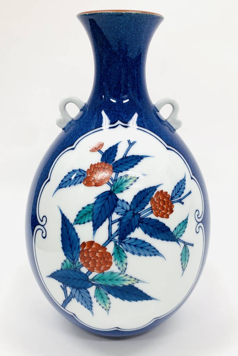 0002-03188 1円出品 骨董 花瓶 香蘭社 磁芸工房 染錦模様 花柄 0002-03188 1円出品 骨董 花瓶 香蘭社 磁芸工房 染錦模様 花柄