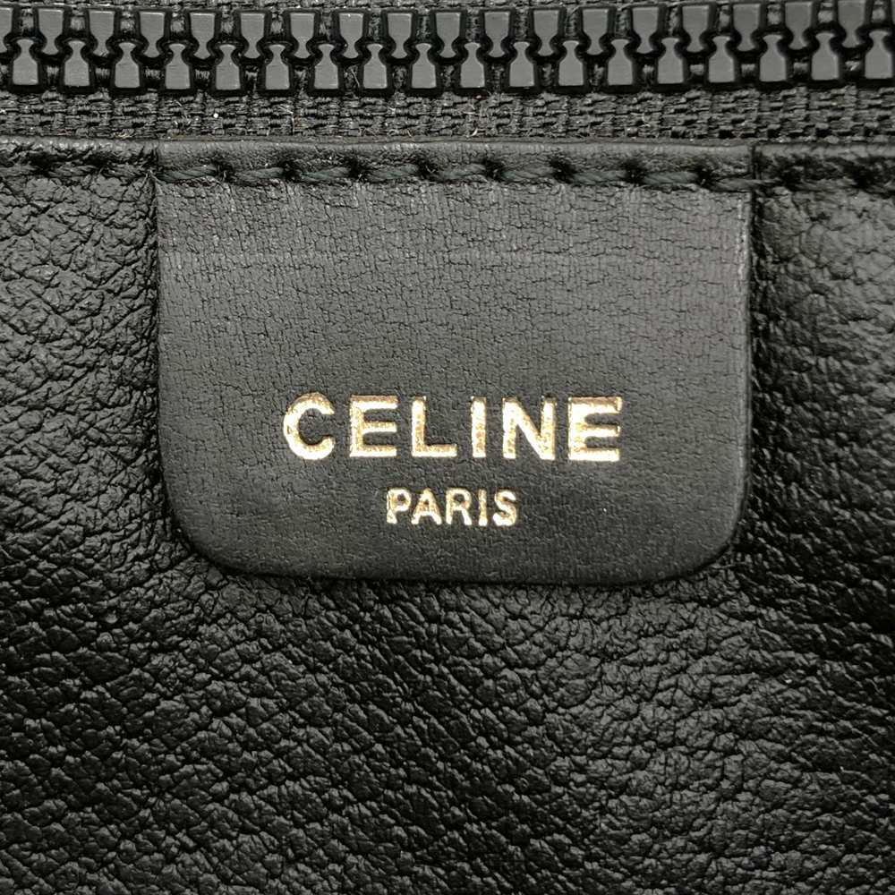 5％OFF!!!セール【6/11まで】CELINE セリーヌ M09 ハンドバッグ ショルダーバッグ チェーンバッグ ミニバッグ ブラックレザー ヴィンテージ