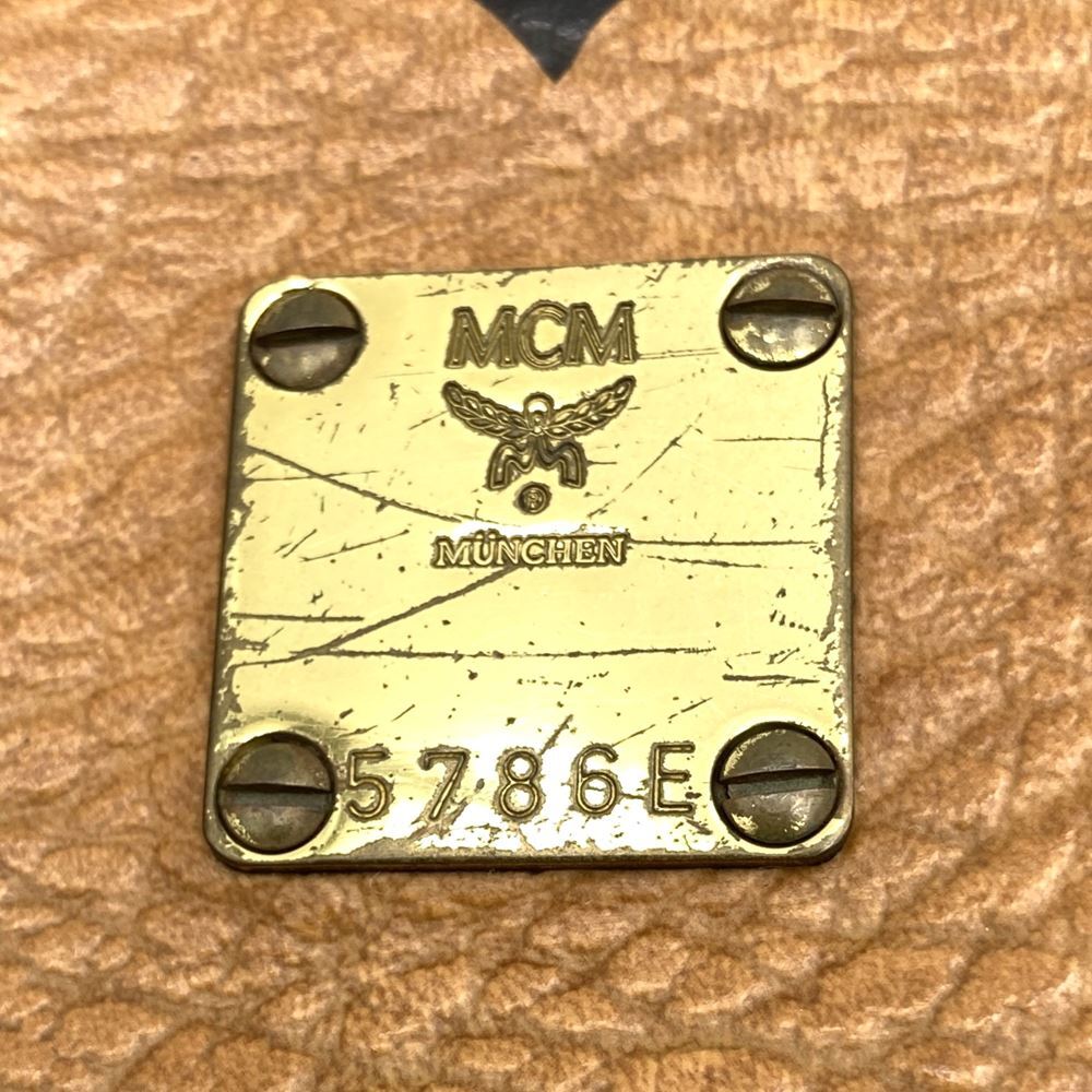 5％OFF!!!セール【6/11まで】MCM エム?シー?エム クラッチバッグ セカンドバッグ ヴィセトス柄 レザー ブラウン メンズ