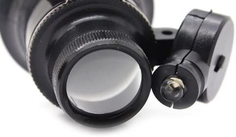 20倍ルーペ　時計修理ルーペ 寶石鑑定用 ライト付き 管理番號２　