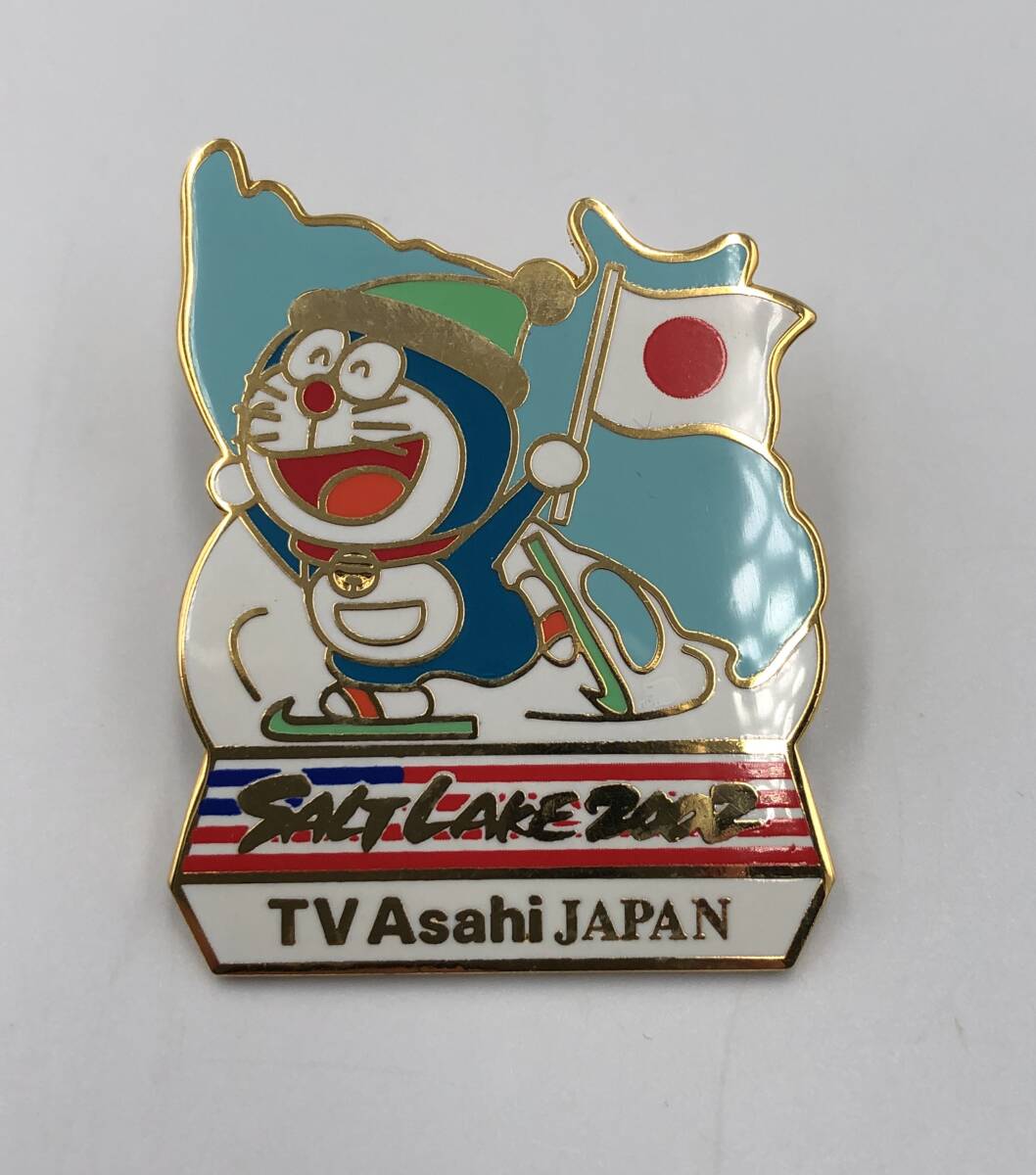 ドラえもん ピンバッジ 2002年 ソルトレイクオリンピック TV朝日 ドラえもん ピンバッジ 2002年 ソルトレイクオリンピック TV朝日