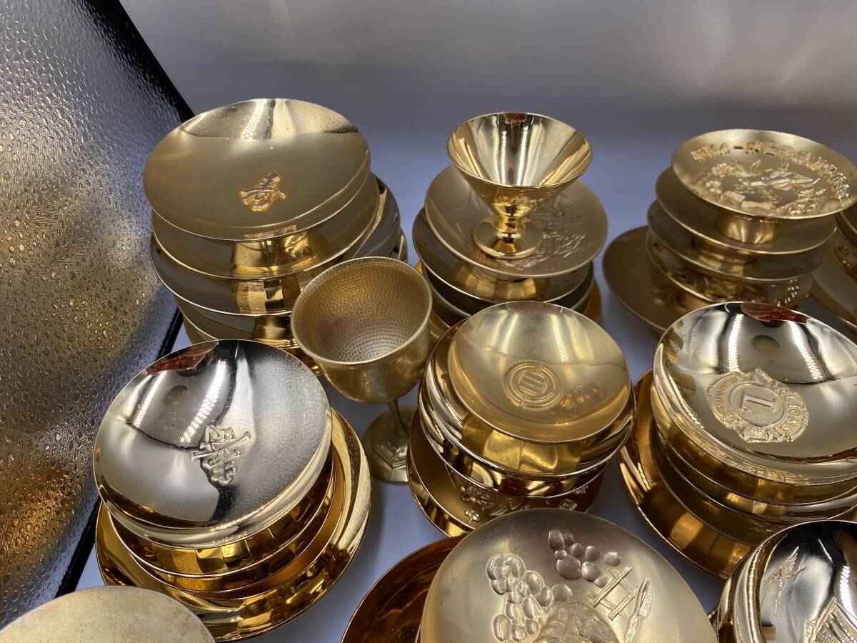 ◇金杯 金メッキ製品 大量まとめ◇総重量約12.9㎏ 24KGP ◇金杯 金メッキ製品 大量まとめ◇総重量約12.9㎏ 24KGP