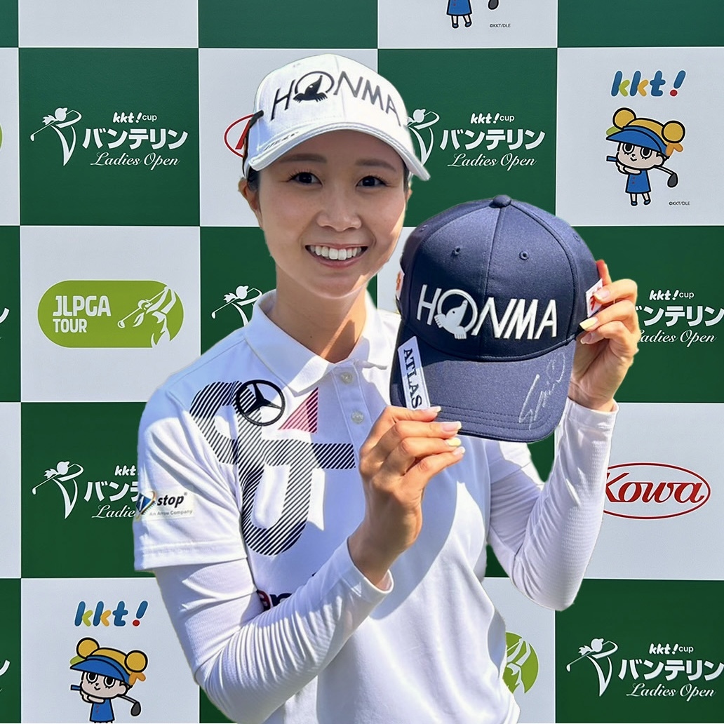 HONMA 金澤志奈サイン入り ホワイトキャップ HONMA 金澤志奈サイン入り ホワイトキャップ