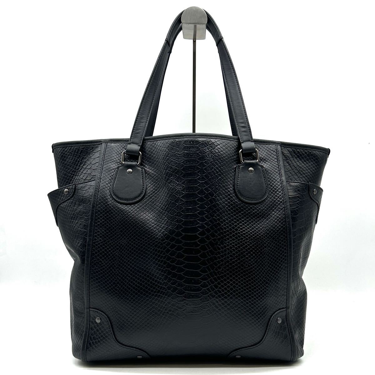 希少品】COACH コーチ トートバッグ パイソン 蛇革 ビジネス 希少品】COACH コーチ トートバッグ パイソン 蛇革 ビジネス