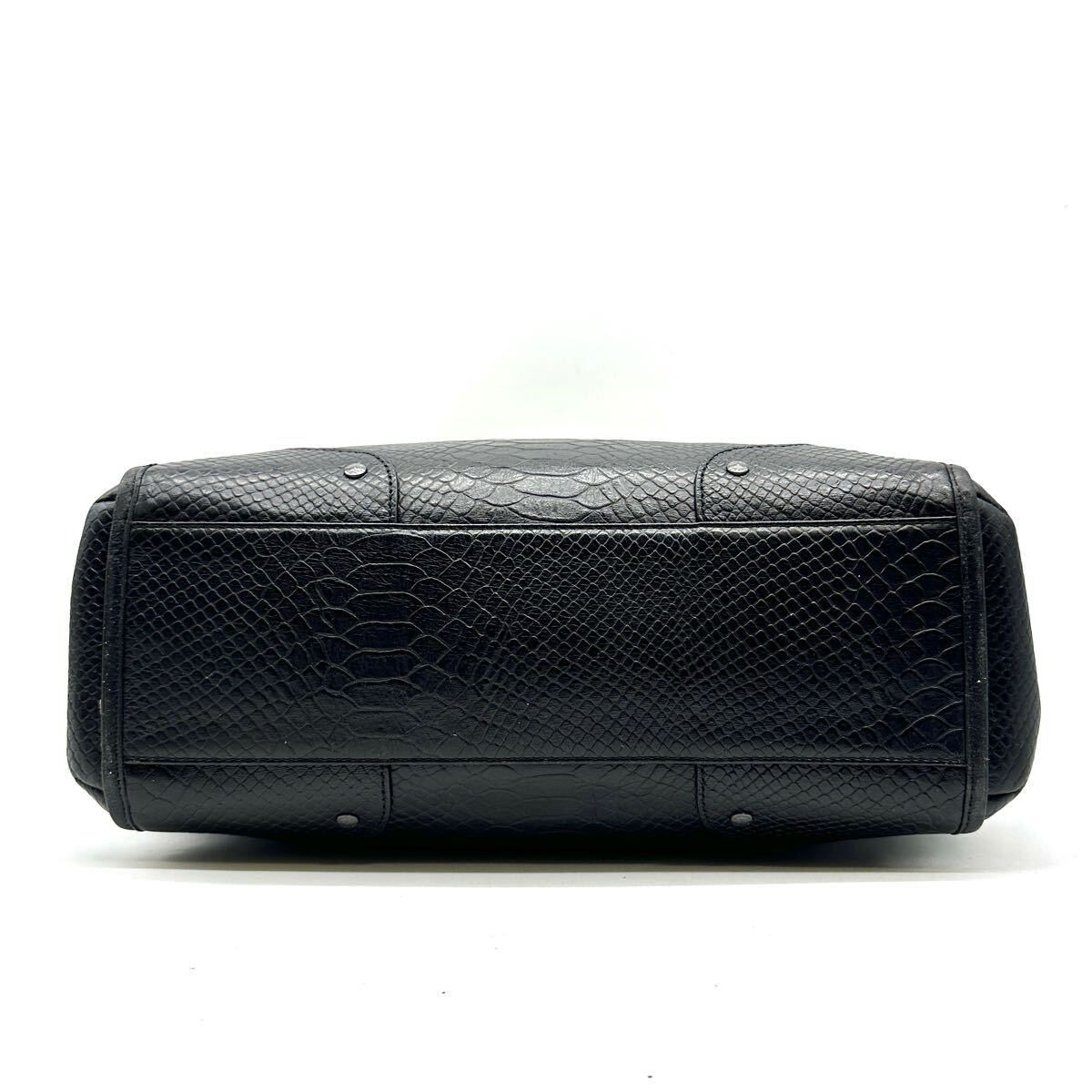 希少品】COACH コーチ トートバッグ パイソン 蛇革 ビジネス 希少品】COACH コーチ トートバッグ パイソン 蛇革 ビジネス