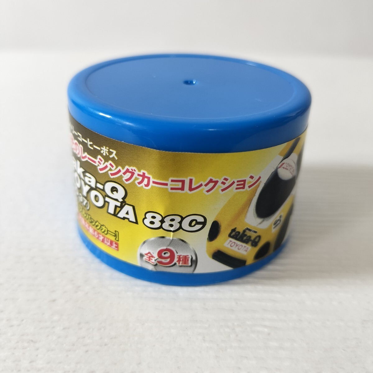 サントリーコーヒーボス 栄光のレーシングカーコレクション taka-Q TOYOTA 88C (NO.37) ブルバックカー 未使用品 ミニカー