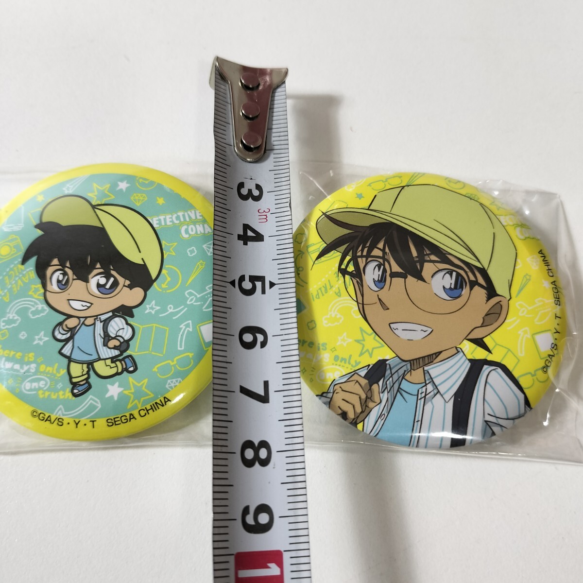 SEGA セガラッキーくじ 名探偵?コナン Good Day! Good Travel! J賞 缶バッジセット 未開封品 [江戸川コナン バッジ]