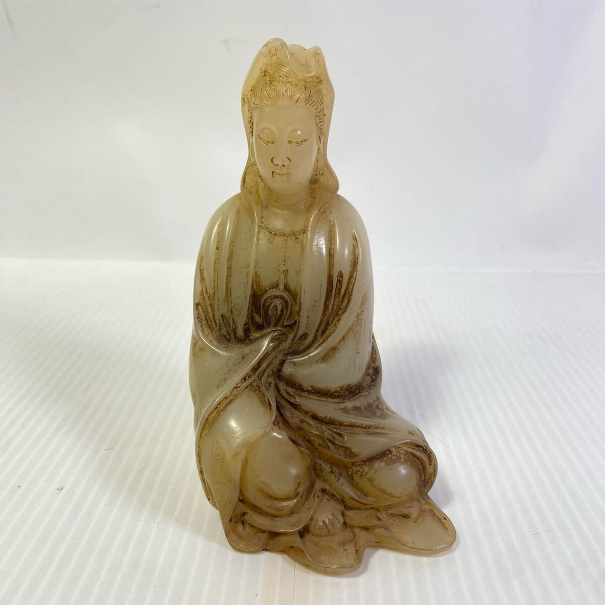 樹脂? 石? 仏教 美術 仏像 観音像 置物 オブジェ インテリア 樹脂? 石? 仏教 美術 仏像 観音像 置物 オブジェ インテリア