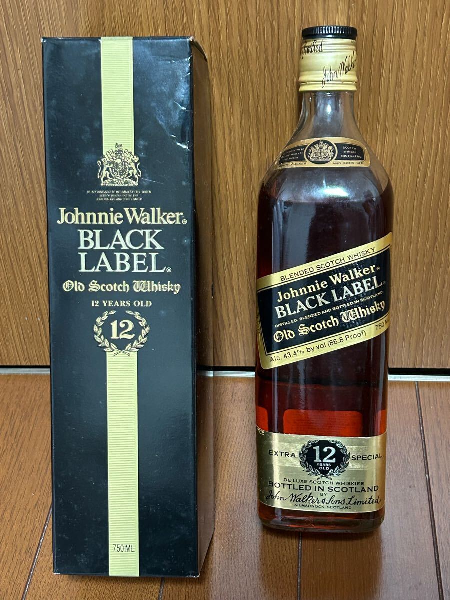 Johnnie Walker ジョニーウォーカー 12年 ブラックラベル Johnnie Walker ジョニーウォーカー 12年 ブラックラベル