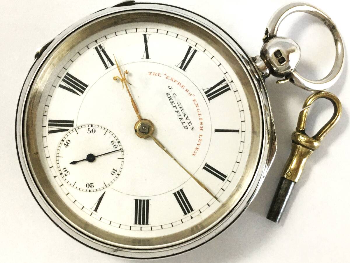 1899年製◇英国チェスター J.G.GRAVES SHEFFIELD 銀無垢STERLING 1899年製◇英国チェスター J.G.GRAVES SHEFFIELD 銀無垢STERLING