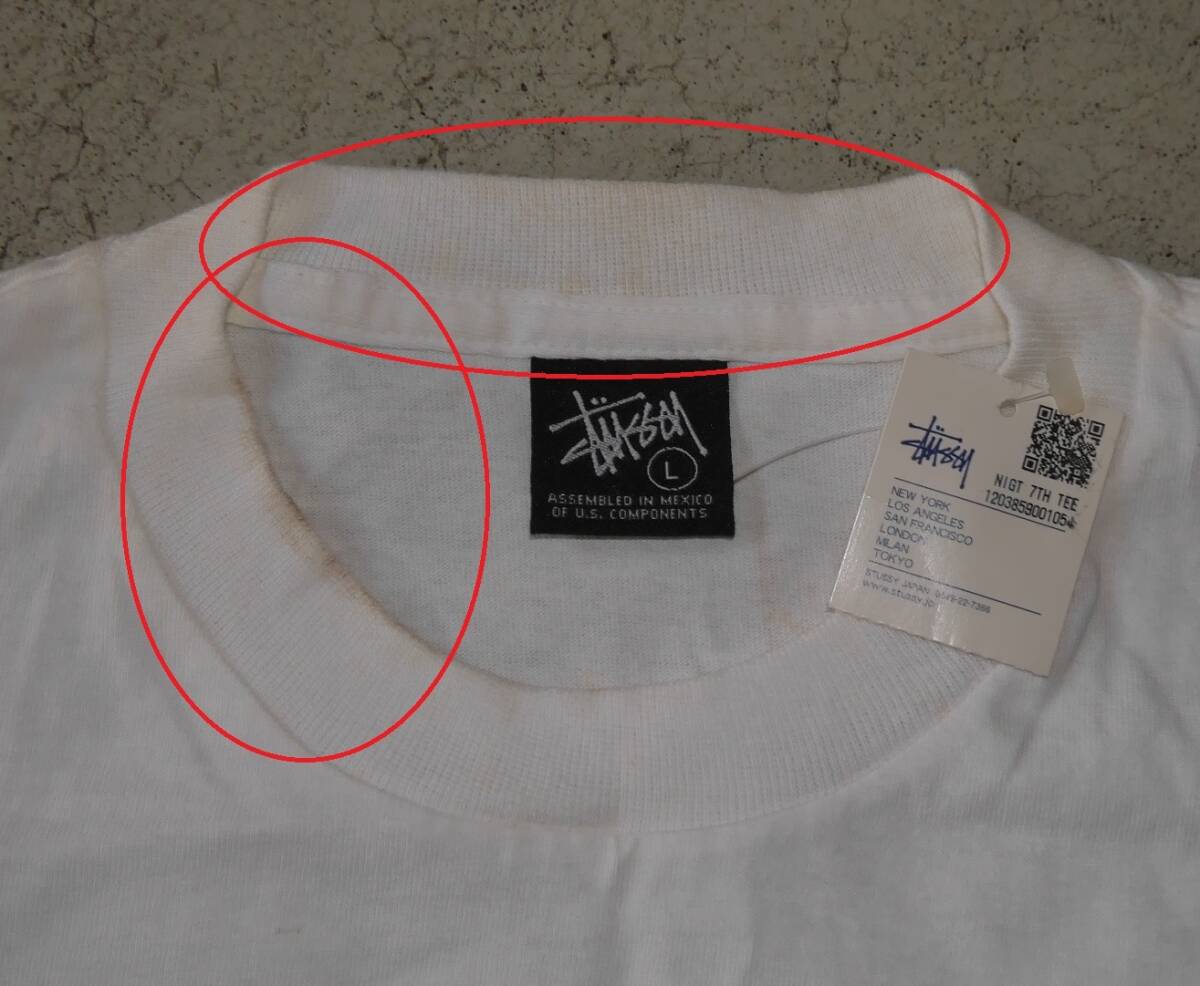  не использовался неиспользуемый товар Stussy Niigata коричневый pto7 anniversary commemoration футболка рубашка с коротким рукавом L размер 2000s90 годы 90s Vintage б/у одежда Supreme Stussy Old редкий предмет Acg