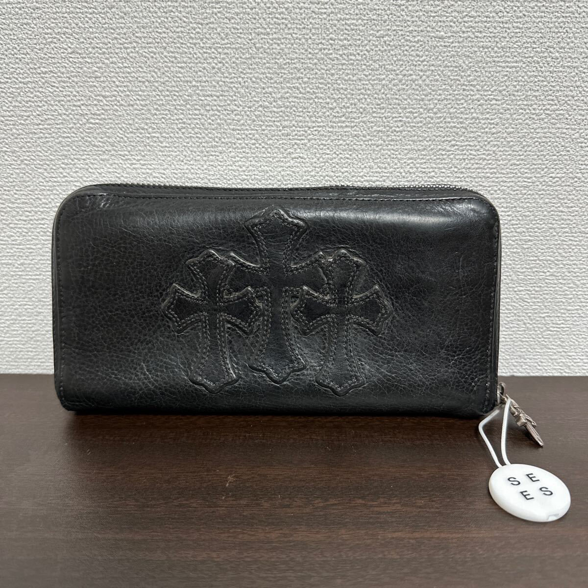 CHROME HEARTS クロムハーツ REC F ZIP 3クロス ラウンドジップ CHROME HEARTS クロムハーツ REC F ZIP 3クロス ラウンドジップ
