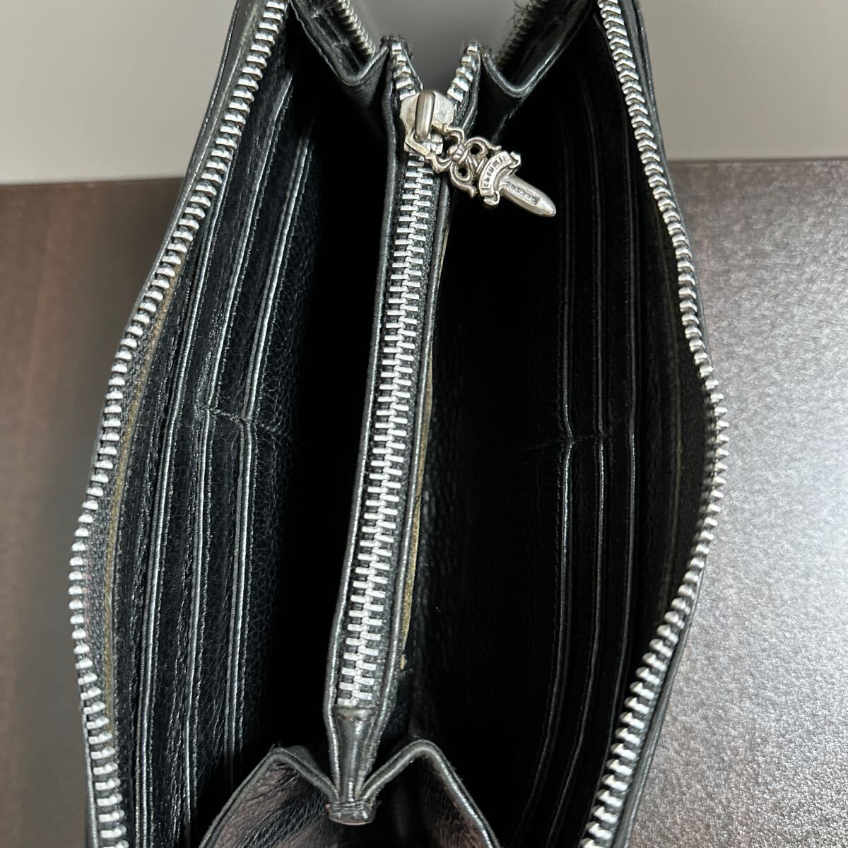 CHROME HEARTS クロムハーツ REC F ZIP 3クロス ラウンドジップ CHROME HEARTS クロムハーツ REC F ZIP 3クロス ラウンドジップ