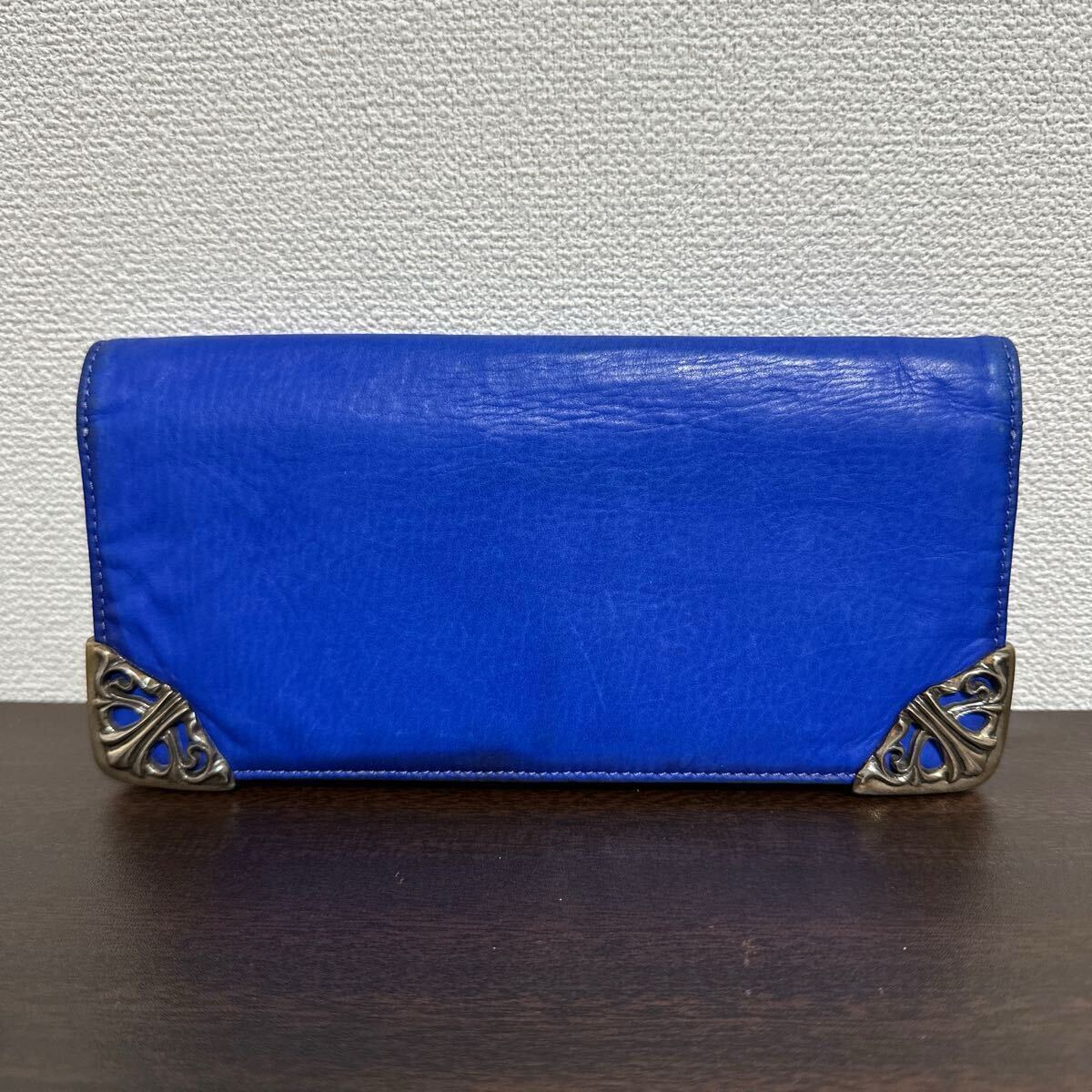 CHROME HEARTS クロムハーツ 希少色ブルー シングルフォールド CHROME HEARTS クロムハーツ 希少色ブルー シングルフォールド