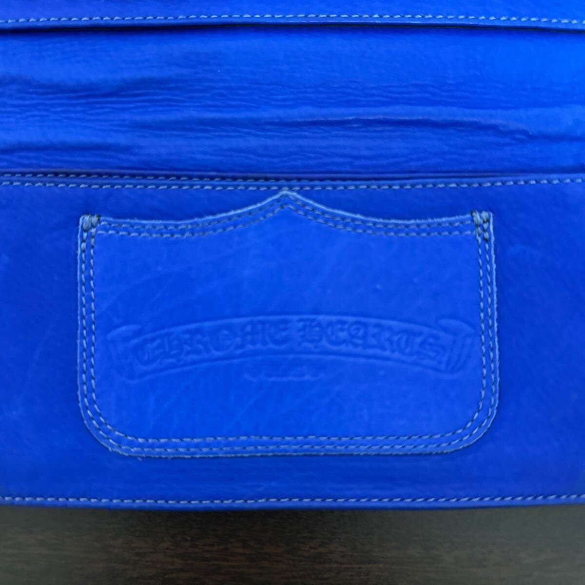CHROME HEARTS クロムハーツ 希少色ブルー シングルフォールド CHROME HEARTS クロムハーツ 希少色ブルー シングルフォールド