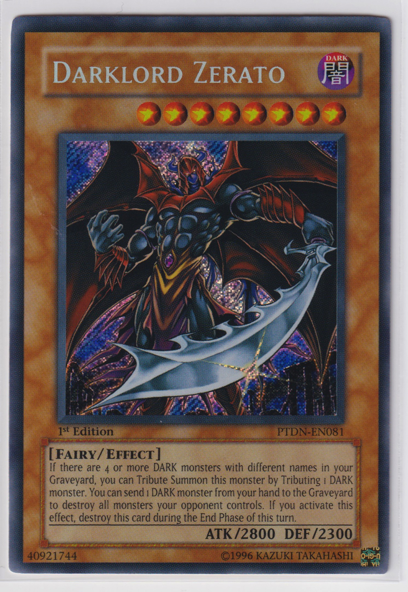 遊戯王/堕天使ゼラート PTDN-EN081 1st 英語版 シークレット 遊戯王/堕天使ゼラート PTDN-EN081 1st 英語版 シークレット