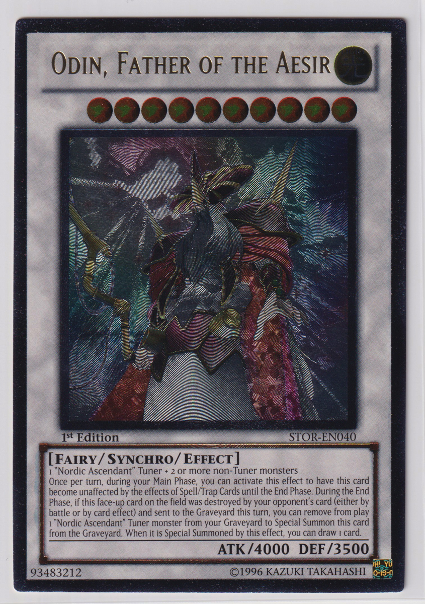 遊戯王/極神聖帝オーディン 英語版 STOR-EN040 1st レリーフ 遊戯王/極神聖帝オーディン 英語版 STOR-EN040 1st レリーフ