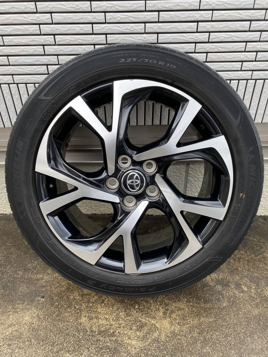 トヨタ CH-R純正 タイヤ アルミホイール 18インチ 4本セット 225 トヨタ CH-R純正 タイヤ アルミホイール 18インチ 4本セット 225