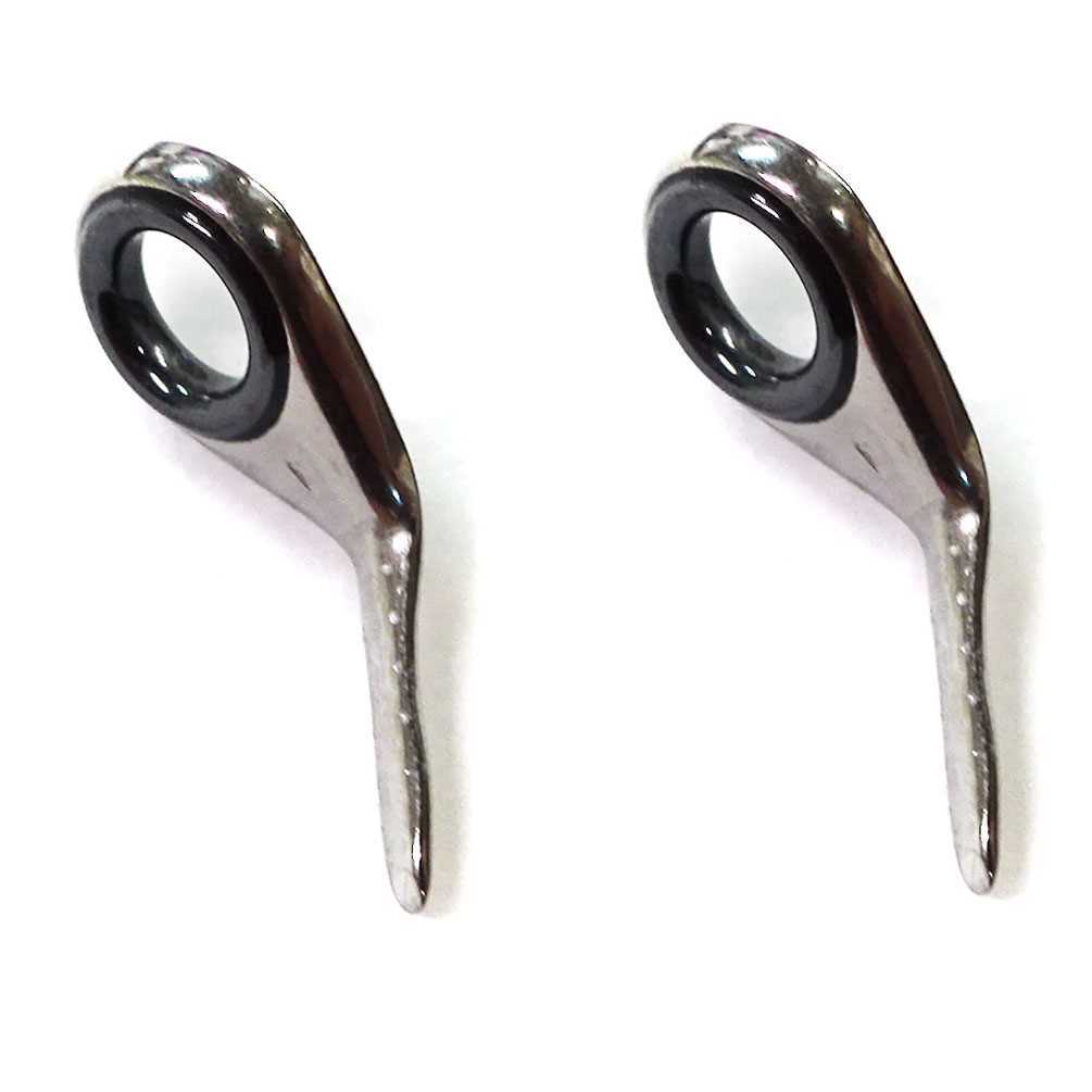 2個 ガイド フジ P-LDBSG-5.5 シングルフット PE糸がらみ軽減 ロッドビルディング SICステン 雷魚 バス_画像1