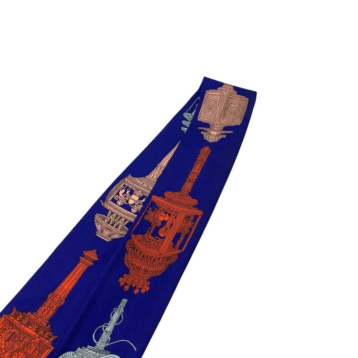 良品】エルメス HERMES ツイリー Merveilleuses Lanternes メル 良品】エルメス HERMES ツイリー Merveilleuses Lanternes メル