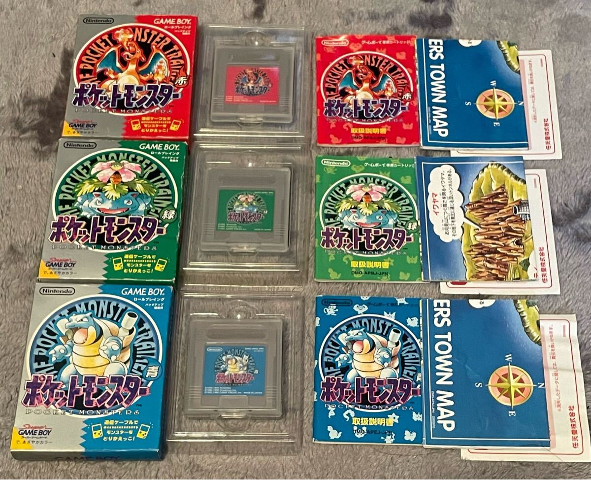 GAME BOY ソフト ポケットモンスター青/ポケモンピンボール