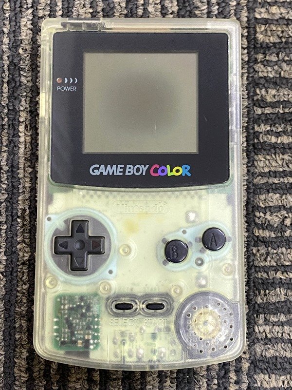 ジャンク】Nintendo CGB-001 GAMEBOY COLOR クリア 本体のみ ジャンク】Nintendo CGB-001 GAMEBOY COLOR クリア 本体のみ
