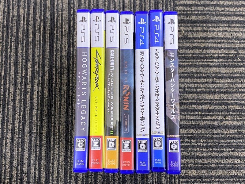 CAPCOM コーエーテクモゲームス 他 PS4・5ソフト 7本瀬セット CAPCOM コーエーテクモゲームス 他 PS4・5ソフト 7本瀬セット