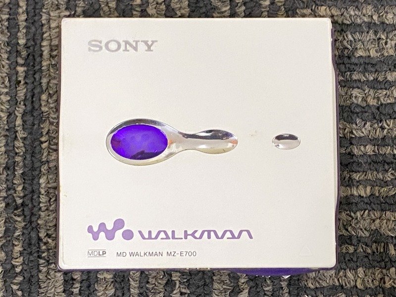 通電音出し確認済み】SONY MZ-E700 ポータブルMDプレーヤー 通電音出し確認済み】SONY MZ-E700 ポータブルMDプレーヤー