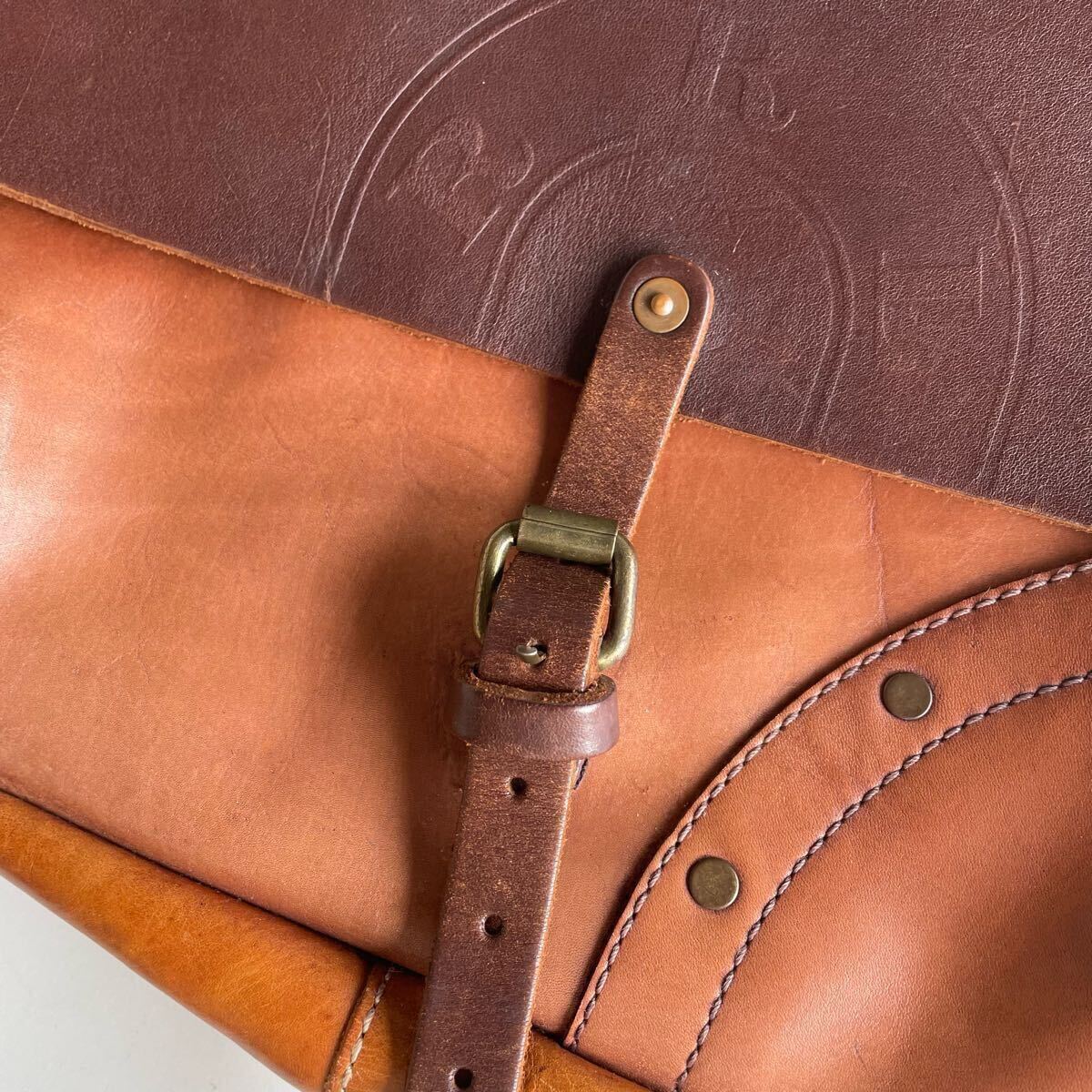 傑作】RRL “Leather Messenger Bag” レザー メッセンジャー 傑作】RRL “Leather Messenger Bag” レザー メッセンジャー