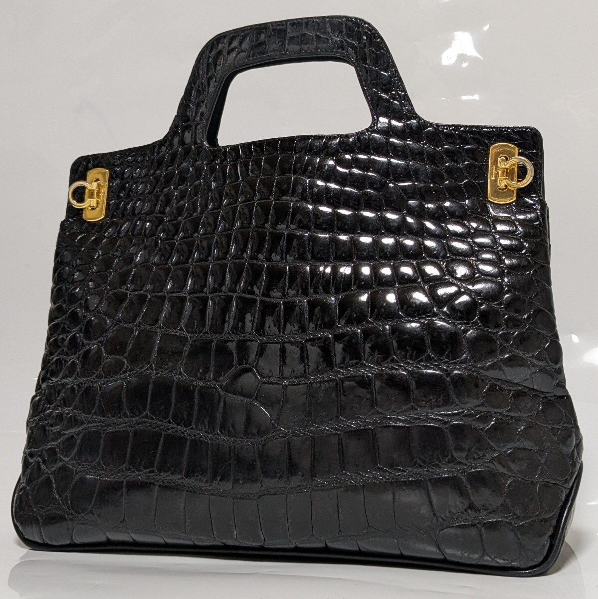 □美品□ Salvatore Ferragamo フェラガモ クロコダイル □美品□ Salvatore Ferragamo フェラガモ クロコダイル