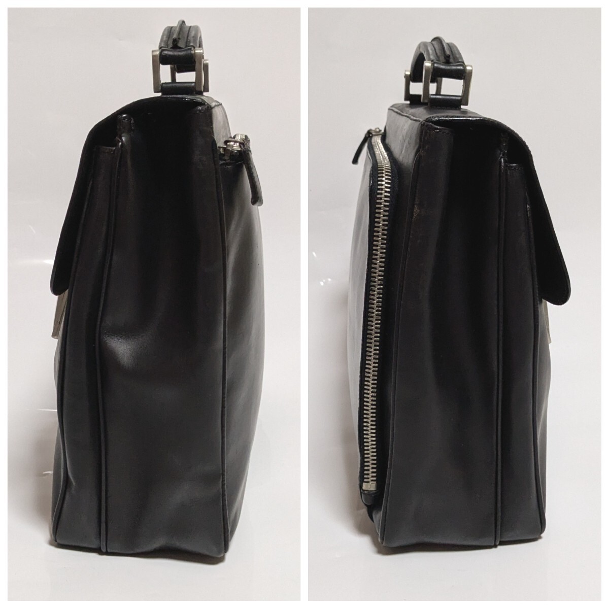 □PRADA□ブリーフケース プラダ レザー ブラック ビジネス □PRADA□ブリーフケース プラダ レザー ブラック ビジネス