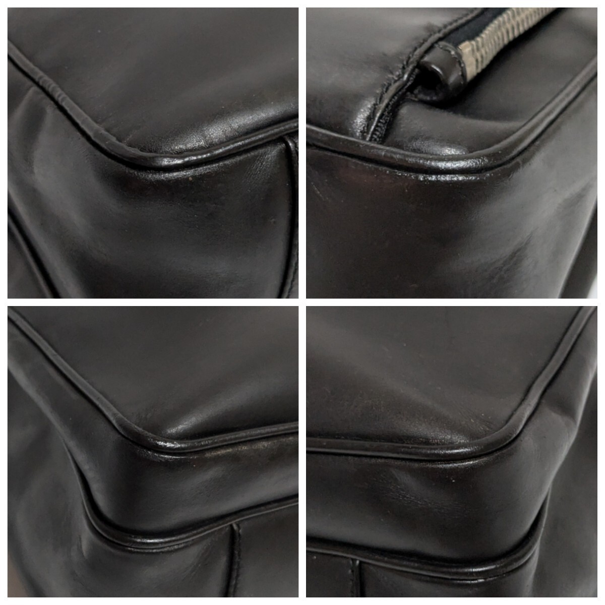 □PRADA□ブリーフケース プラダ レザー ブラック ビジネス □PRADA□ブリーフケース プラダ レザー ブラック ビジネス