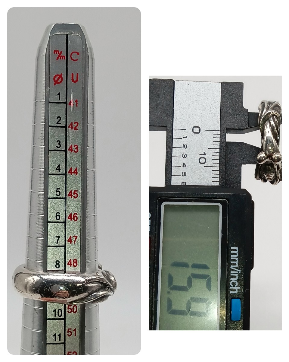 約10号 Froid Tiedeur フロワティエドール 罪と罰 リング 925 約10号 Froid Tiedeur フロワティエドール 罪と罰 リング 925