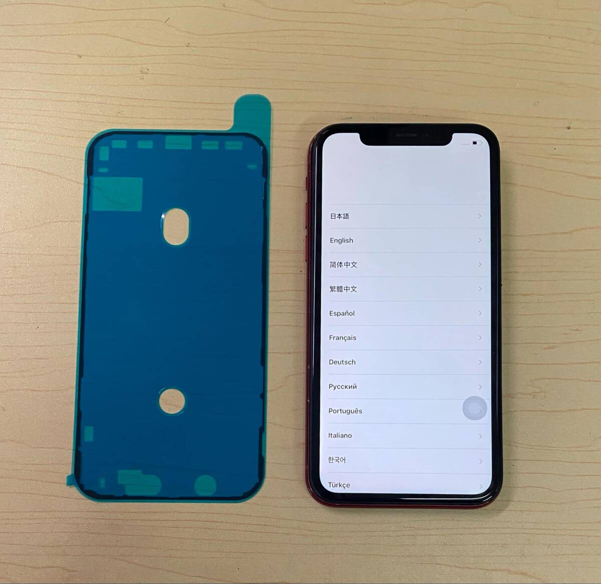 中古純正品 iPhone 11 フロントパネル タッチ スライド 操作出来 中古純正品 iPhone 11 フロントパネル タッチ スライド 操作出来